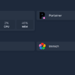 homepage dashboard proxmox lxc