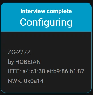 pair zigbee sensor home assistant ZHA