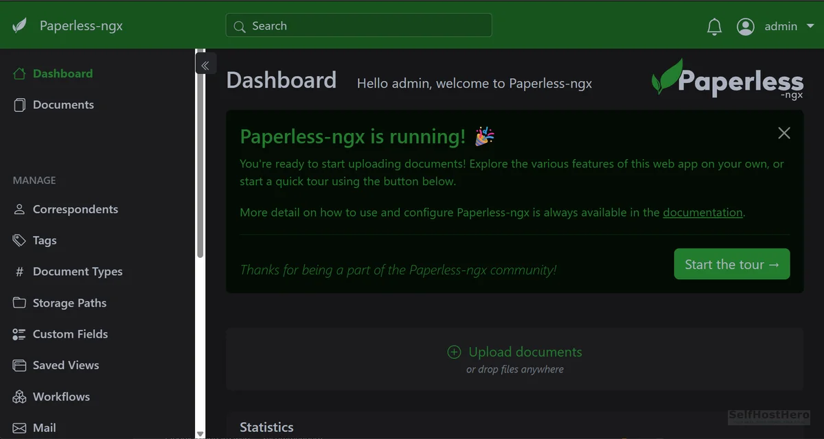 proxmox docker paperless