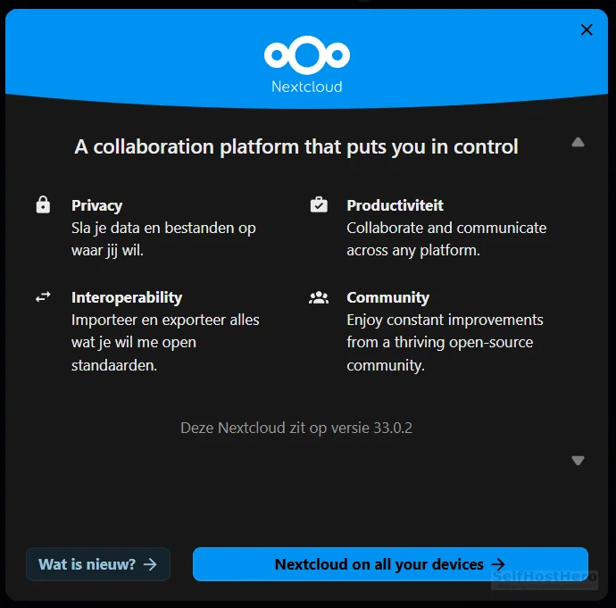 proxmox nextcloud docker